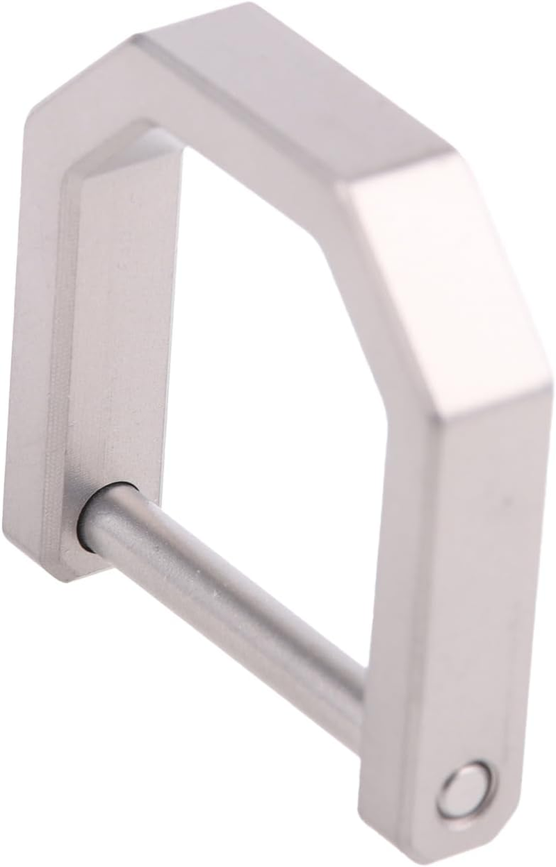 Hamans Titanium D Ring Car Key Fob Tool Shackle Keychain Horseshoe Keyring U Shape