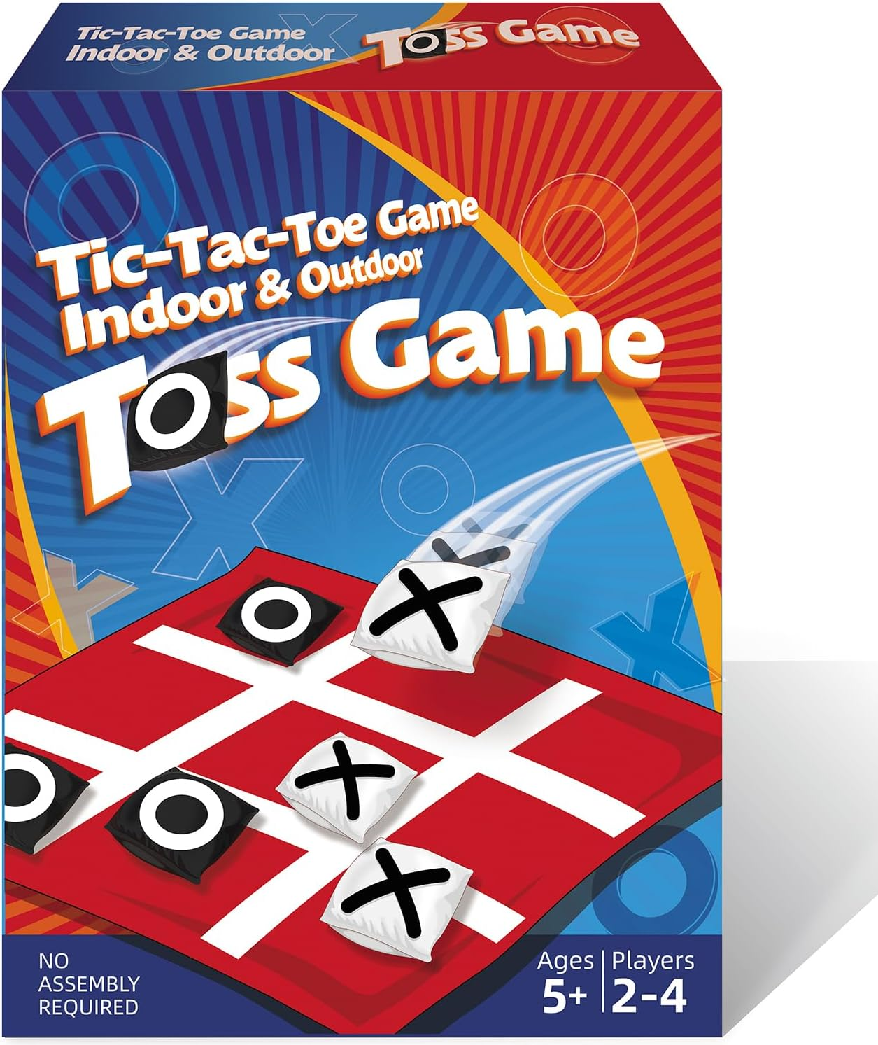 PJDRLLC Outdoor Toss Game for Kids & Family: Giant Bean Bag Toss - Large outside Lawn Games for Yard & Camping (3Ft)