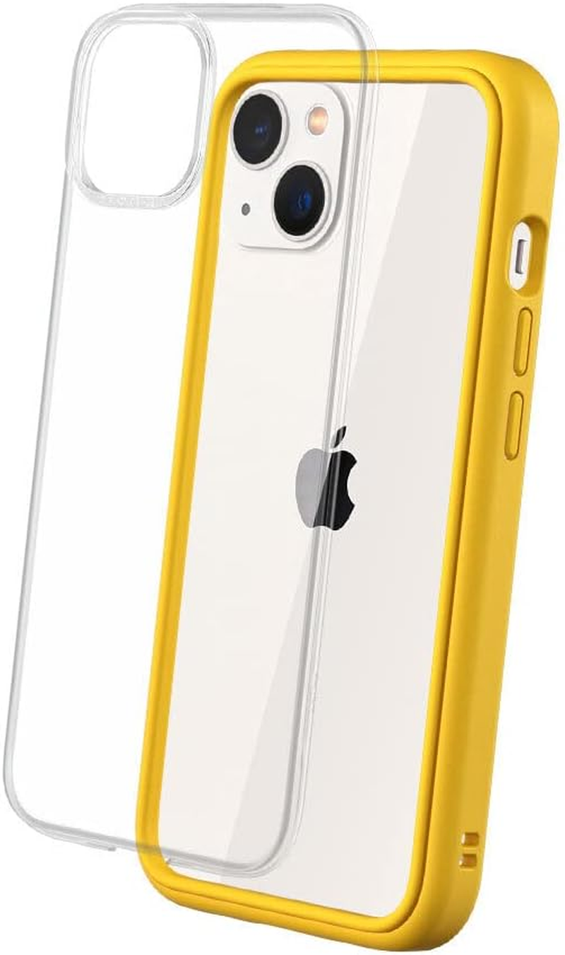 Rhinoshield Modular Case Compatible with [Iphone 13] | Mod NX - Customizable Shock Absorbent Heavy Duty Protective Cover - Black