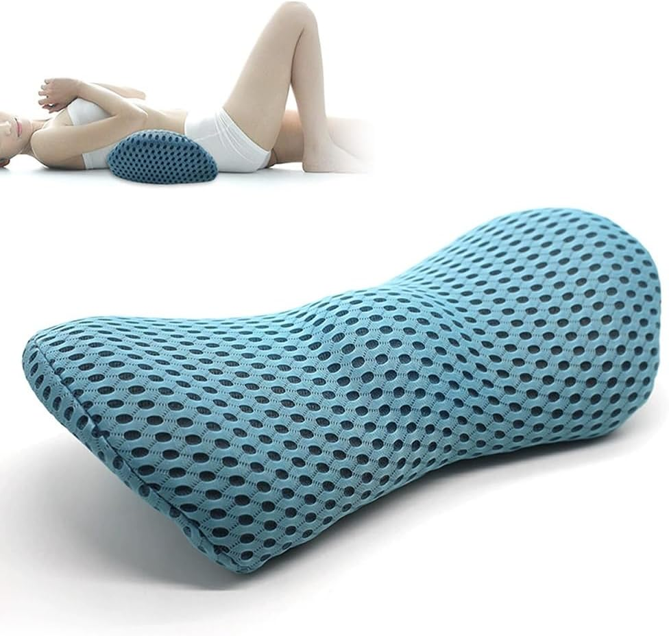 Back Support Bed Pillow, Back Wedge Bolster Pillow, Memory Foam Back Lumbar Support Cushion, Relieve Stress and Aid Sleep, Support Pillow for Bed Relief Back Pain