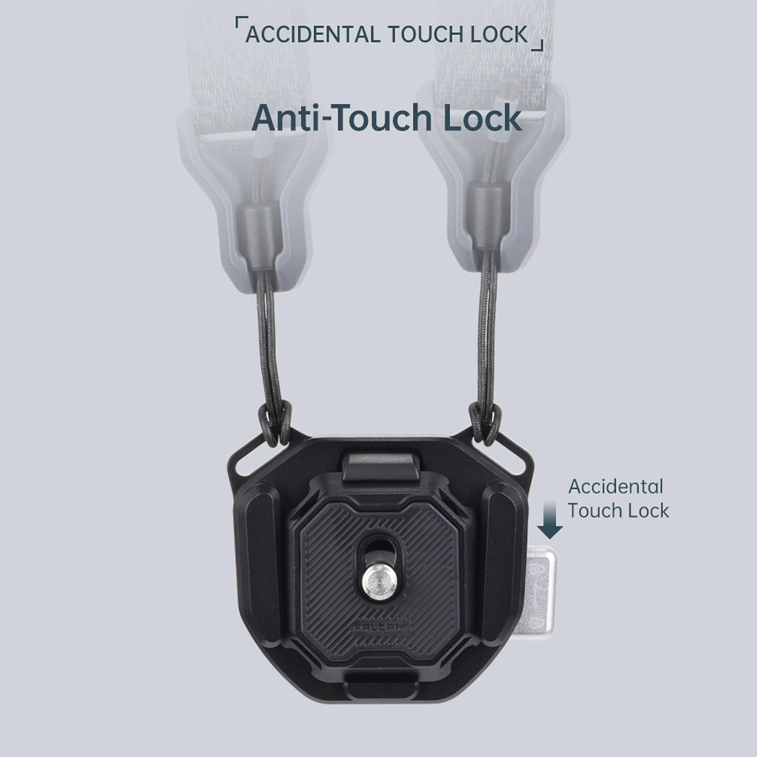 FALCAM F38 Quick Release Backpack Clip Mount with Plate Kit, Capture Camera Clip for Camera to Shoulder Strap -3142 V2 Upgraded image number 6