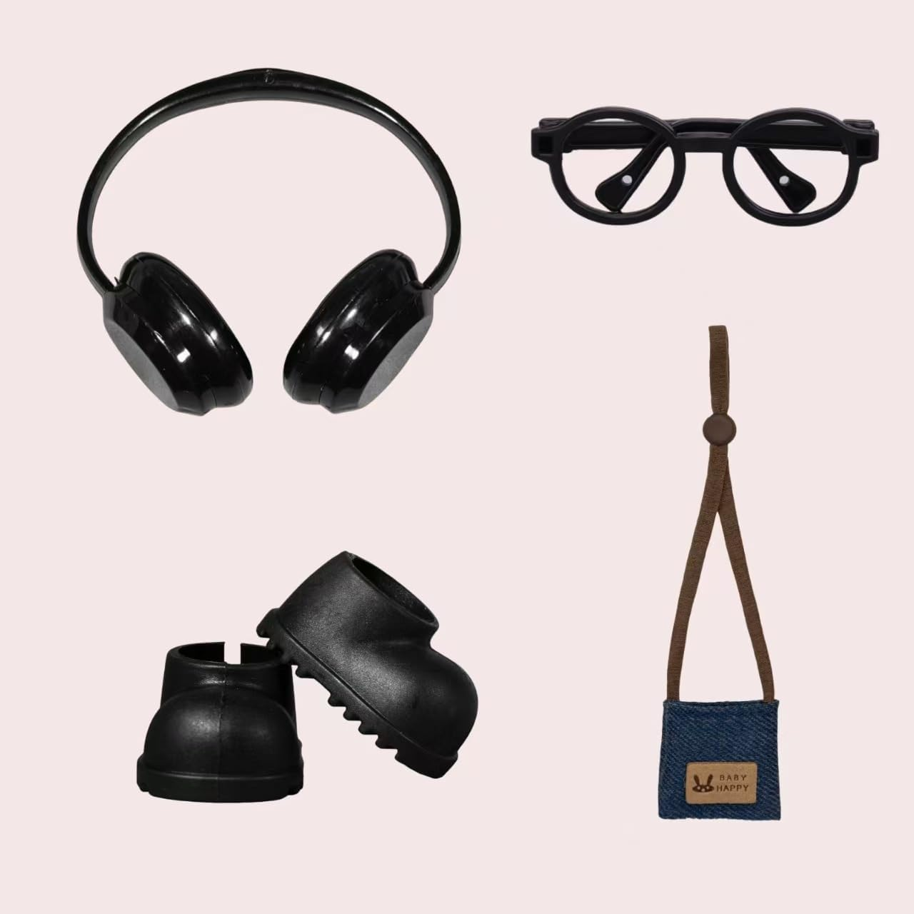 17Cm Doll Clothes, Cute Dolls Outfit Accessories with Sweater, Dress, Shoes, Clothing Set for Bubudolls