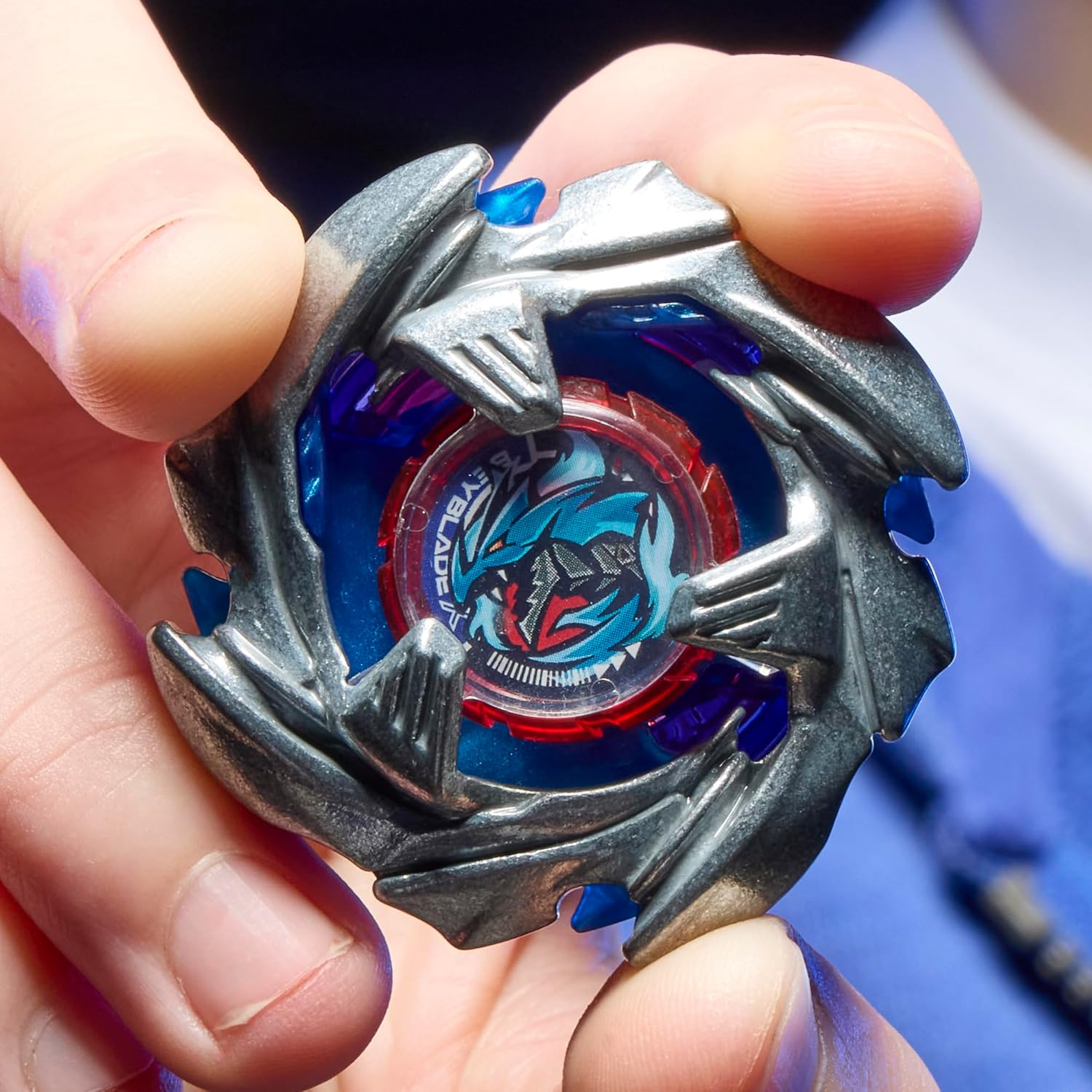 Beyblade X Cobalt Dragoon 2-60C Deluxe Left-Spin String Launcher Set with Attack Type Top Left-Spinning Top Toy image number 3