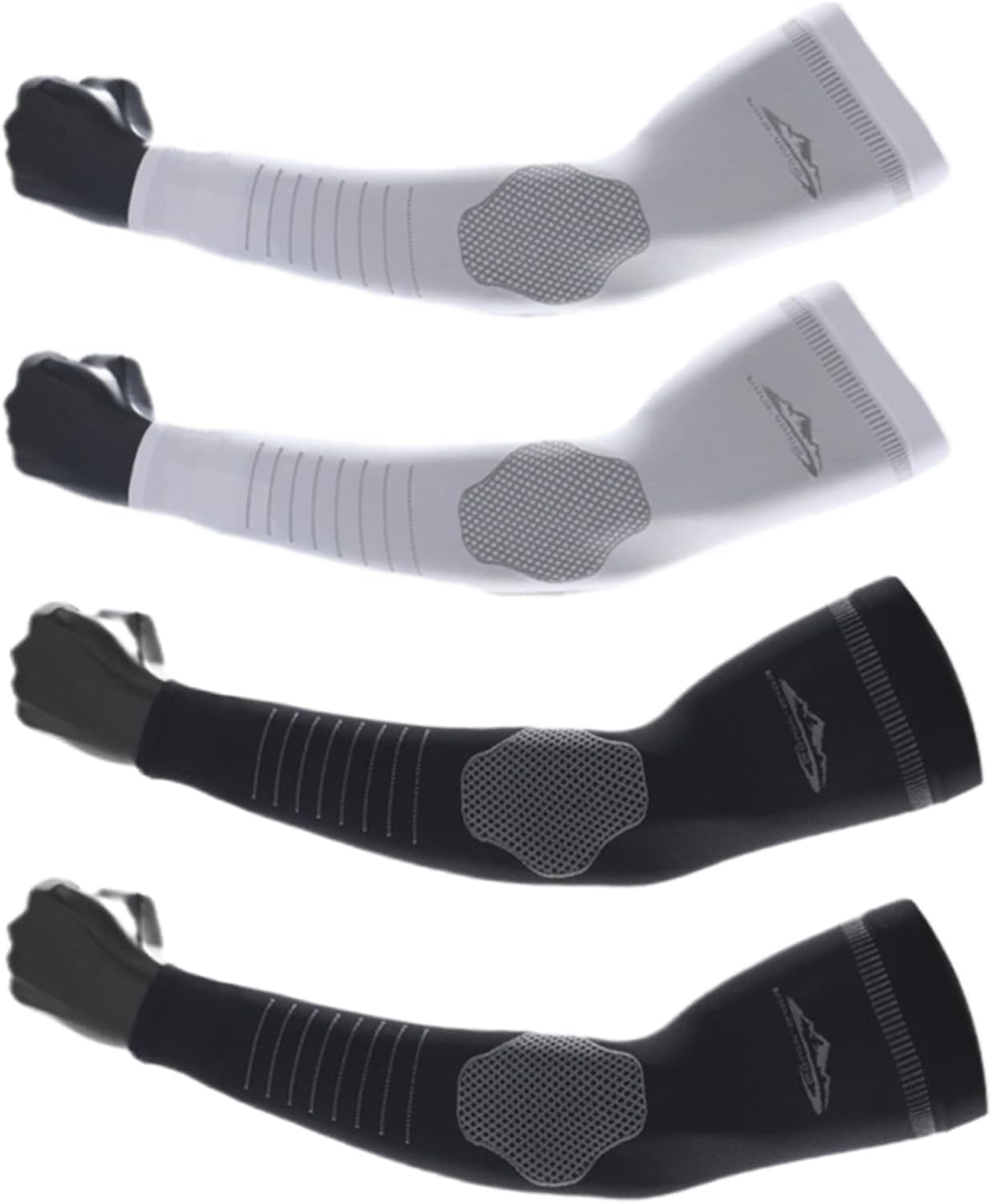 JOWILIN UV Protection Arm Sleeves, 2 Pairs UPF 50+ Cooling Sports Sleeves, Arm Compression Sleeves, Sweat-Resistant & Breathable Arm Support for Cycling, Basketball, Football, Volleyball for Unisex image number 3