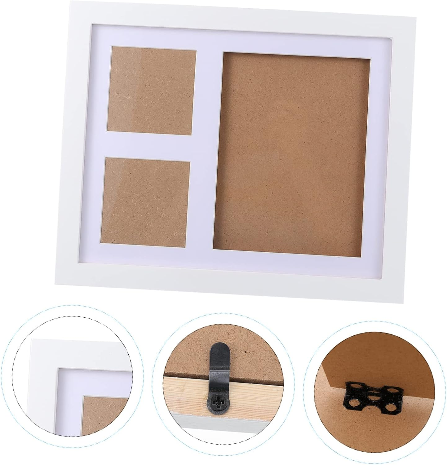 Yardwe 2 Sets Newborn Keepsake Kit with Hand and Footprint Frame for Photos Nursery Wall Decor and Standing Display Shower Gift to Capture Life and Precious Growth Moments image number 3