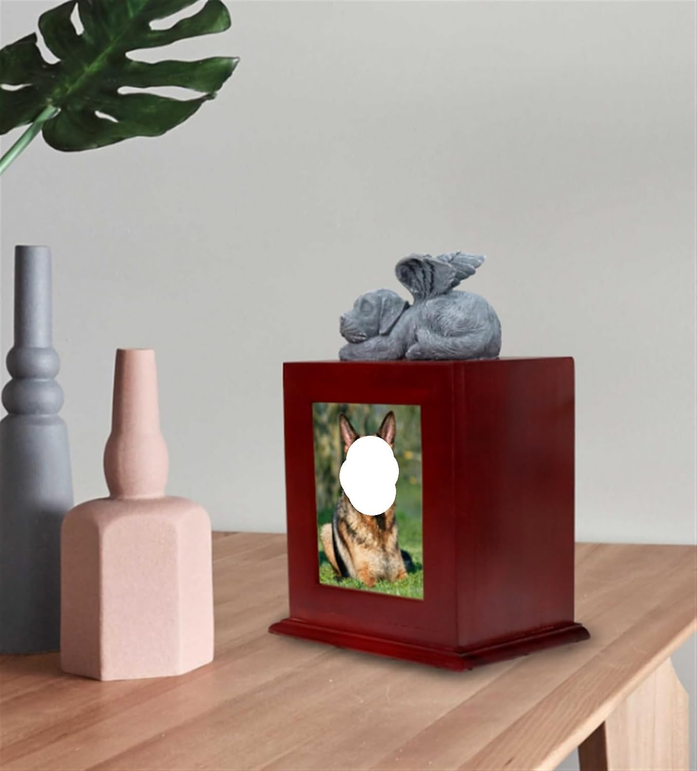 Pet Urns Human Urns Keepsake Urns Art Dog Urn for Dog Ashes,Handmade Memorial with Statue Pet Memorial Urn for Pet'S Cremation Urns Pet Ashes Urns image number 3