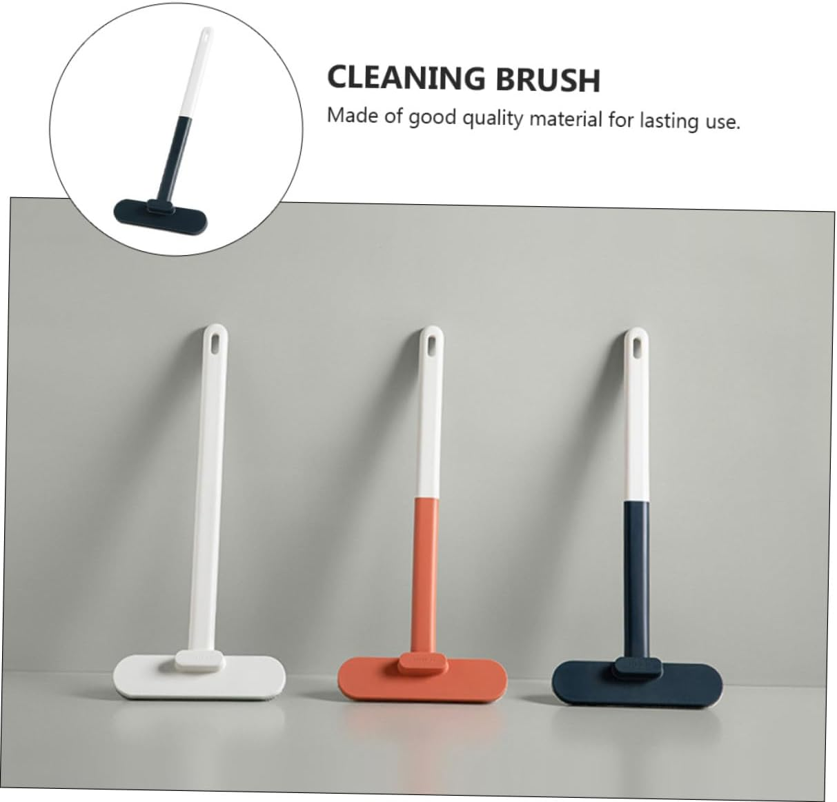 GANAZONO Window Screen Cleaning Brush Mesh Screen Cleaner Wide Scrubber Head Fine Plush Bristles Wet and Dry Dual-Use Cleaning Tool Sofa Surfaces White Blue image number 3