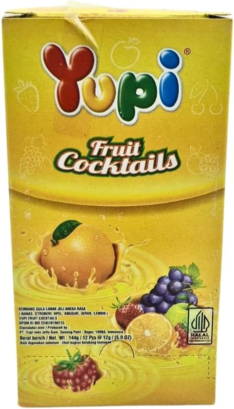 Yupi Fruit Cocktail Candy 15G*12 image number 2
