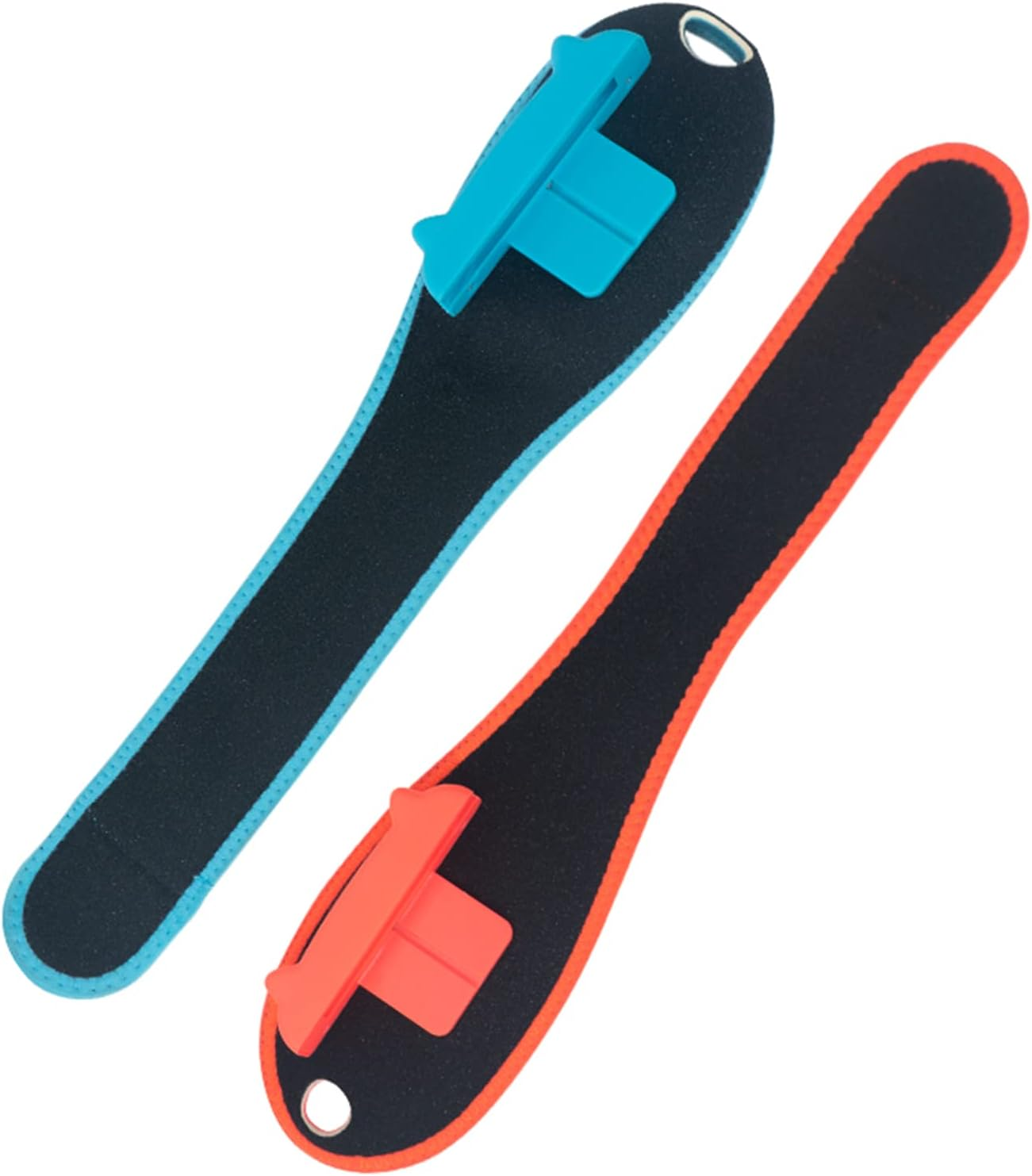 Switch Arm Band, Switch Wrist Strap Compatible with Nintendo Switch Just Dance Game and Switch Boxing Game - Blue and Red (2 Packs) - Black image number 2