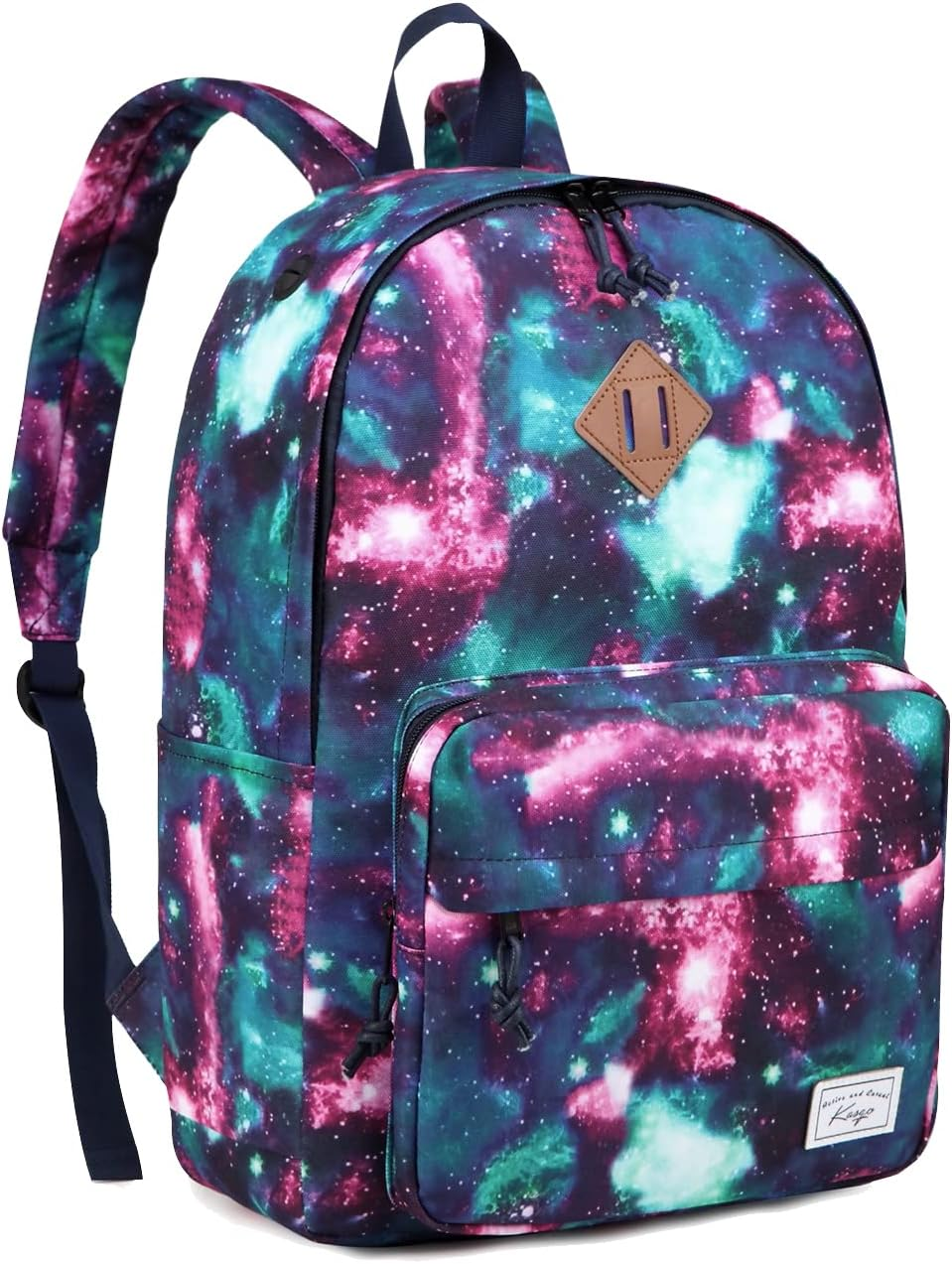 KASQO School Backpack, Lightweight Water Resistant Backpack for Men Women Classic Daypack Kids Bookbag Travel Rucksack Bag for Teens College, Camping, Work