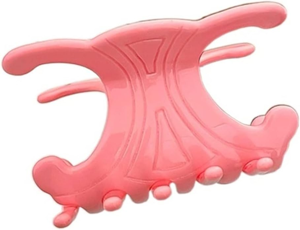 AELOUS Women Hair Accessory, Colorful Leopard Print Butterfly Geometric Headdress Hair Claws, Fashion Back Head Dish Hair Clips - Leopard image number 6