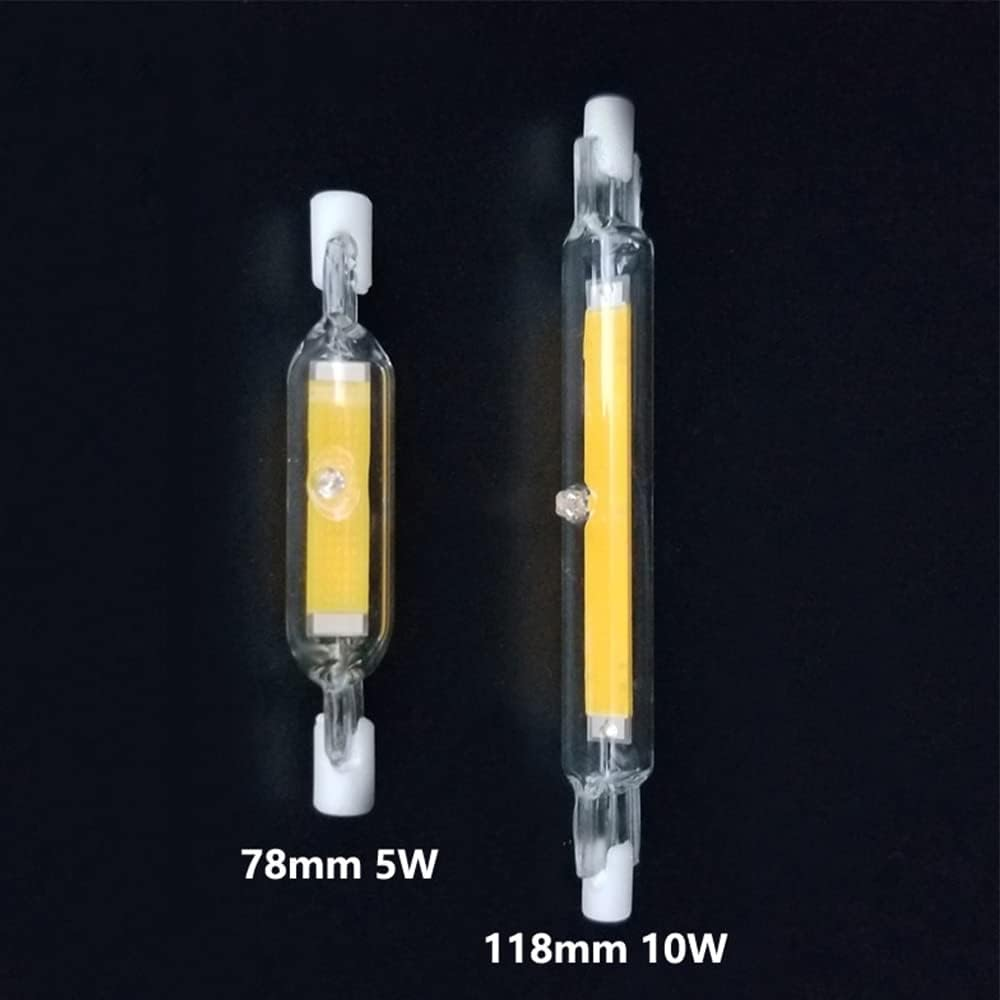 AU R7S 78Mm COB Replacement for Halogen Lamp Corn Bulb Light LED Flood Light (5W 6500K-Cold White) image number 3