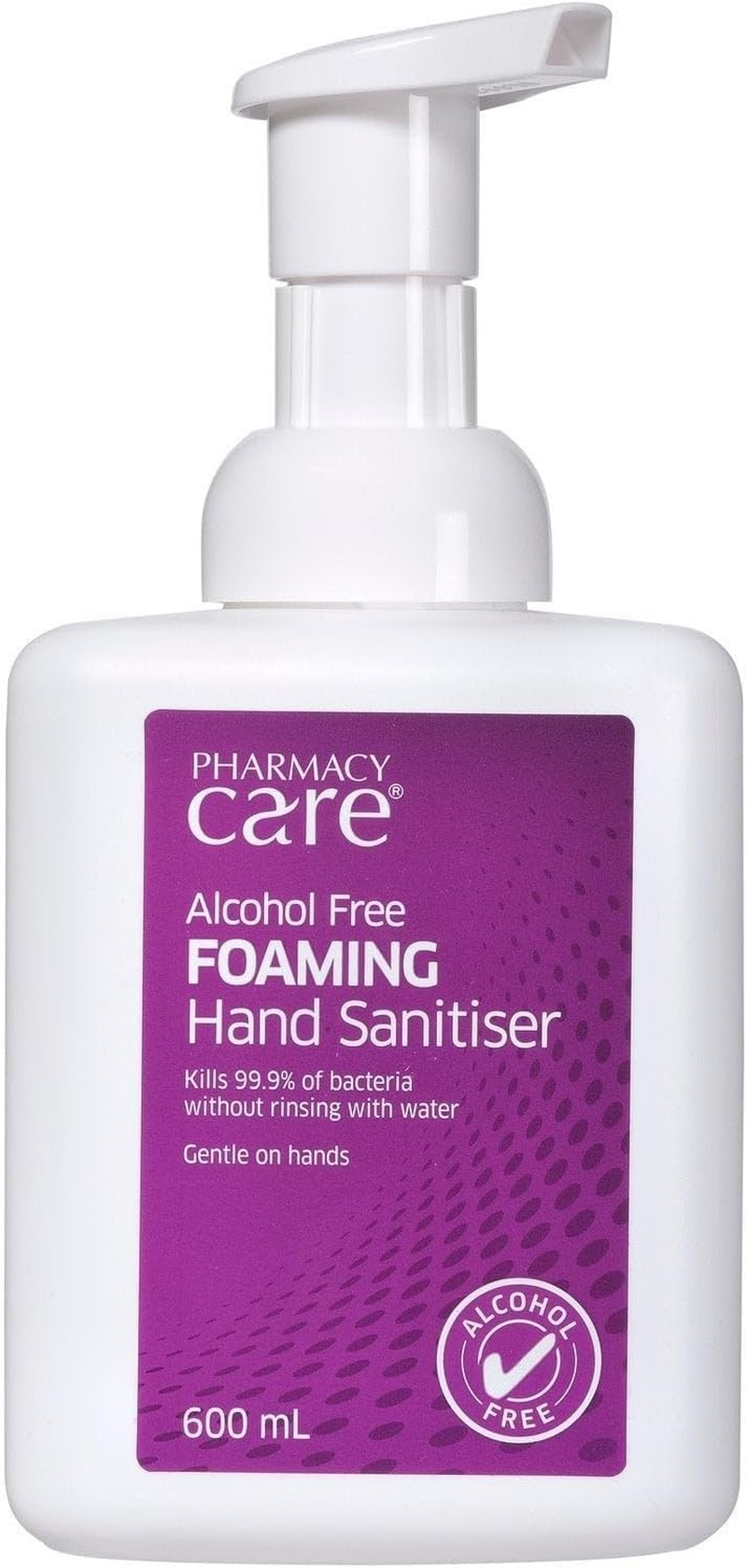 Pharmacy Care Alcohol Free Foaming Hand Sanitiser 600 Ml