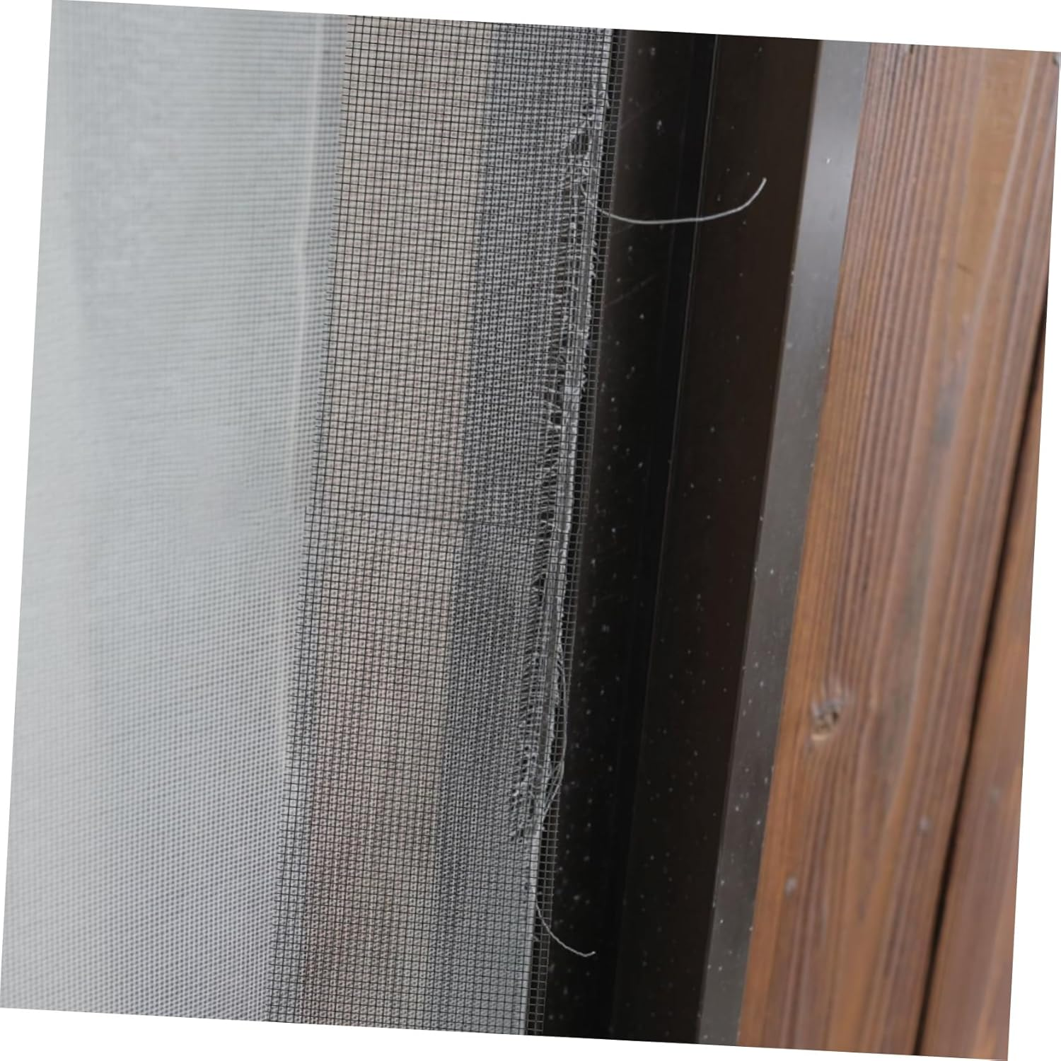 Jojofuny Screen Repair Kit Self-Adhesive Patch Tape for Window and Door Mesh, Black 5Cm X 2M Roll, Home Screen Door Repair Tape Suitable for Summer Mesh Damage Fix image number 3