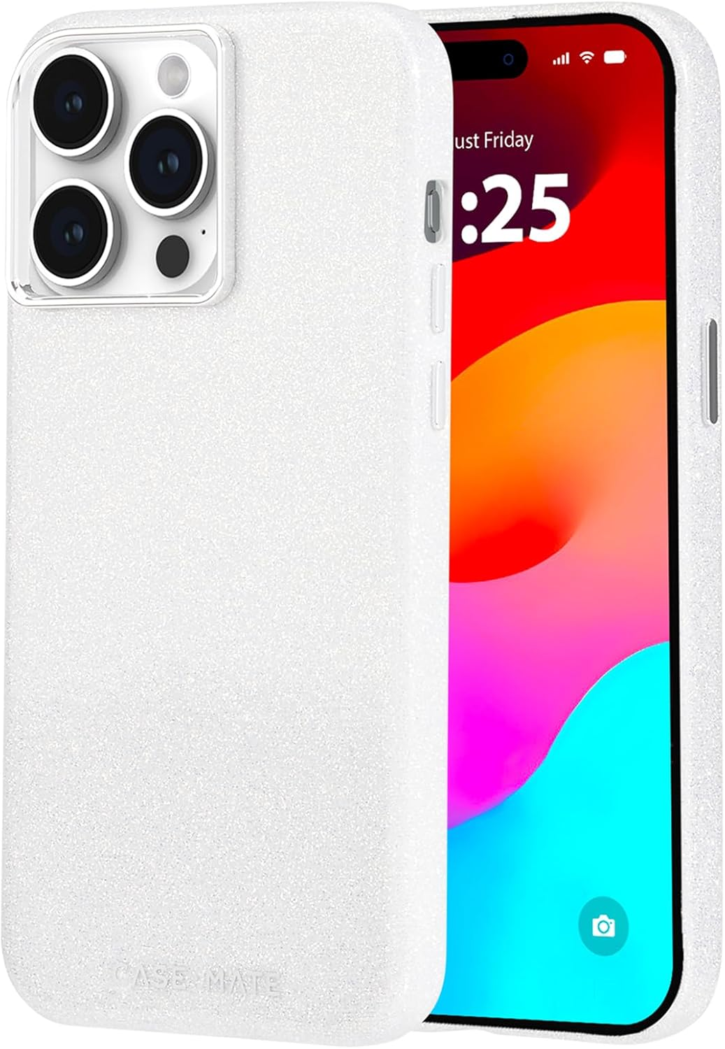 Case-Mate Karat Marble Magsafe Cover for Iphone 15 Pro Max, White/Gold