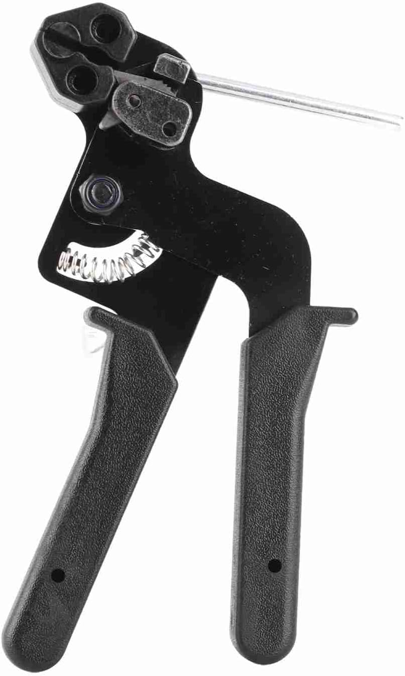 HISUEKIG Cable Tie Gun Tool, Cutter Tool, Easy to Operate Gun, Easily Durable for Ladder Stainless Steel Cable Ties Self-Locking Stainless Steel image number 4