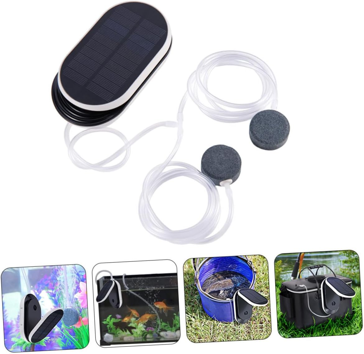 Yardwe Solar Oxygen Aerator Portable Air Pump with Intelligent Control Quiet Operation Outdoor Pool and Fish Tank Oxygenation Tool image number 3