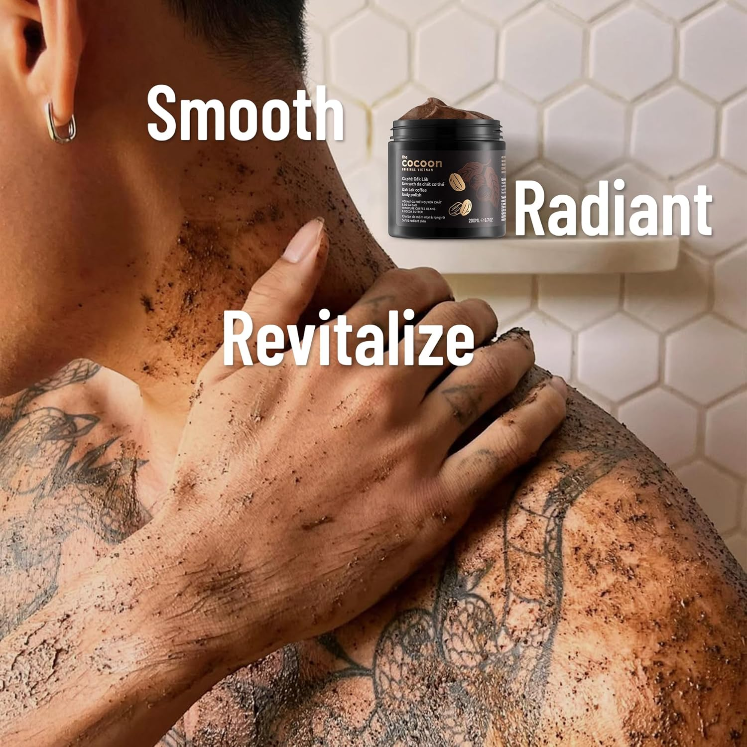 Cocoon Dak Lak Coffee Body Polish (600Ml) image number 6