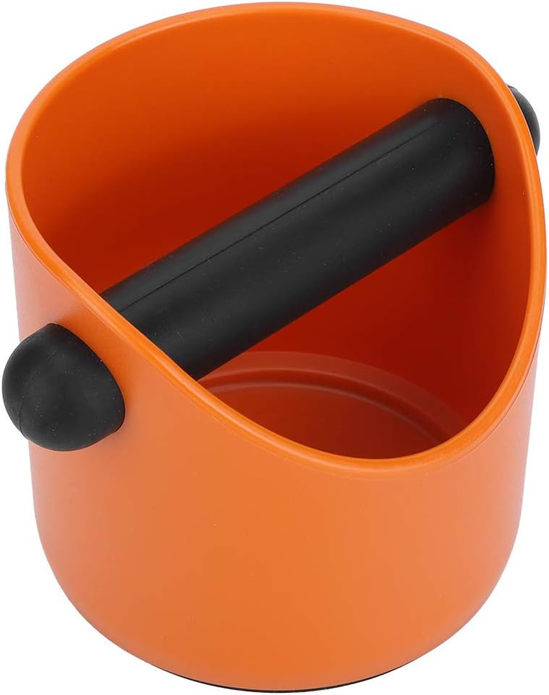 Coffee Grind Knock Box Coffee Knock Box, Mini Durable Espresso Knock Box, for Bar Milk Tea Shop(Orange) image number 6