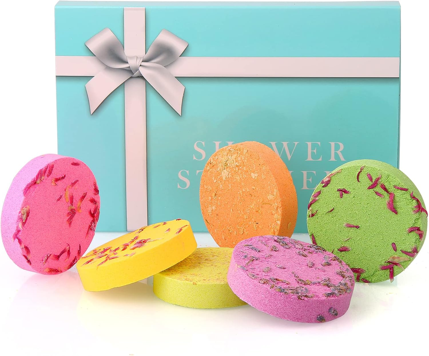 EDIMENS 6Pcs Shower Steamers Aromatherapy, Stress Relief Shower Bombs Gift, Mothers Day Gift, Self Care & Relaxation for Mom，Christmas, Birthday, Valentines Day Gifts for Women image number 3