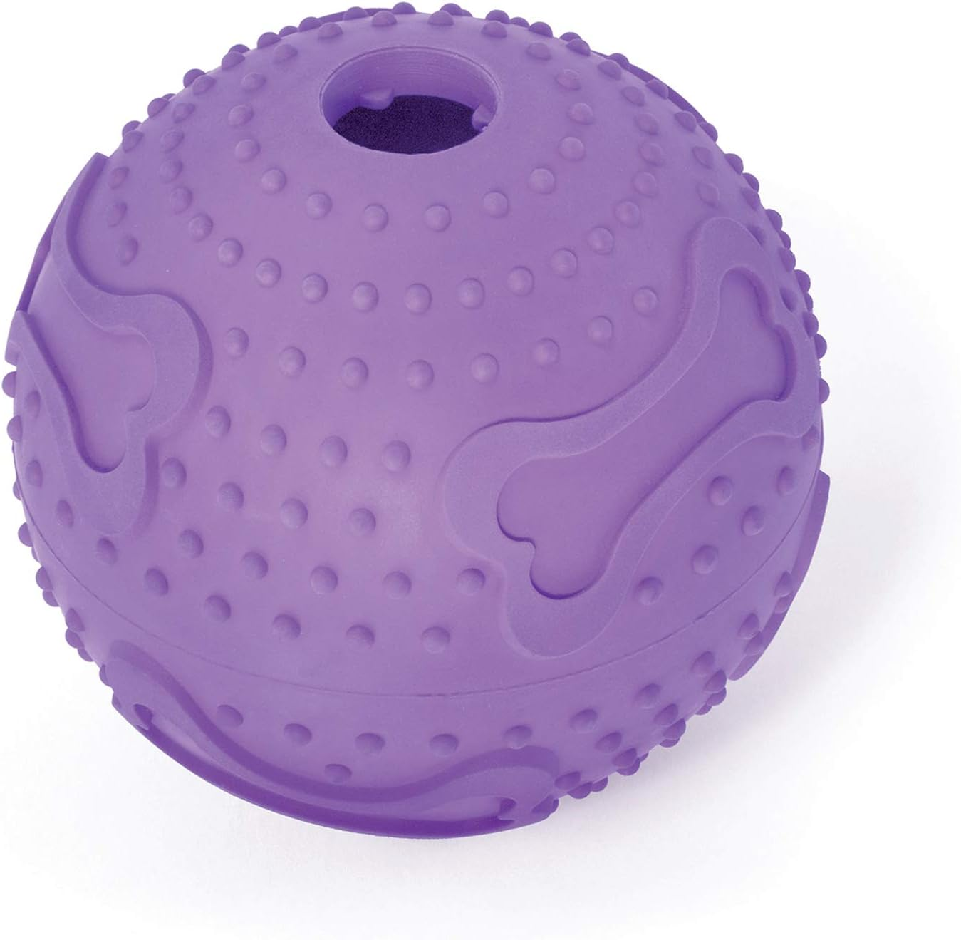 Kazoo Rubber Treat Ball, Medium, Green