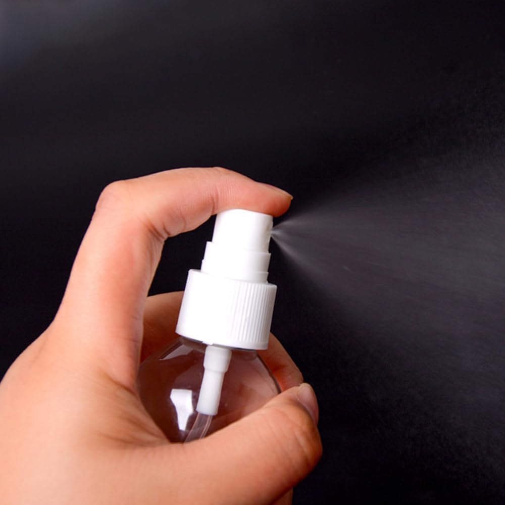 5Pack Clear Spray Bottles 20Ml Empty Fine Mist Portable Mini Travel Set, for Essential Oils Small Refillable Liquid Cosmetic Containers image number 3