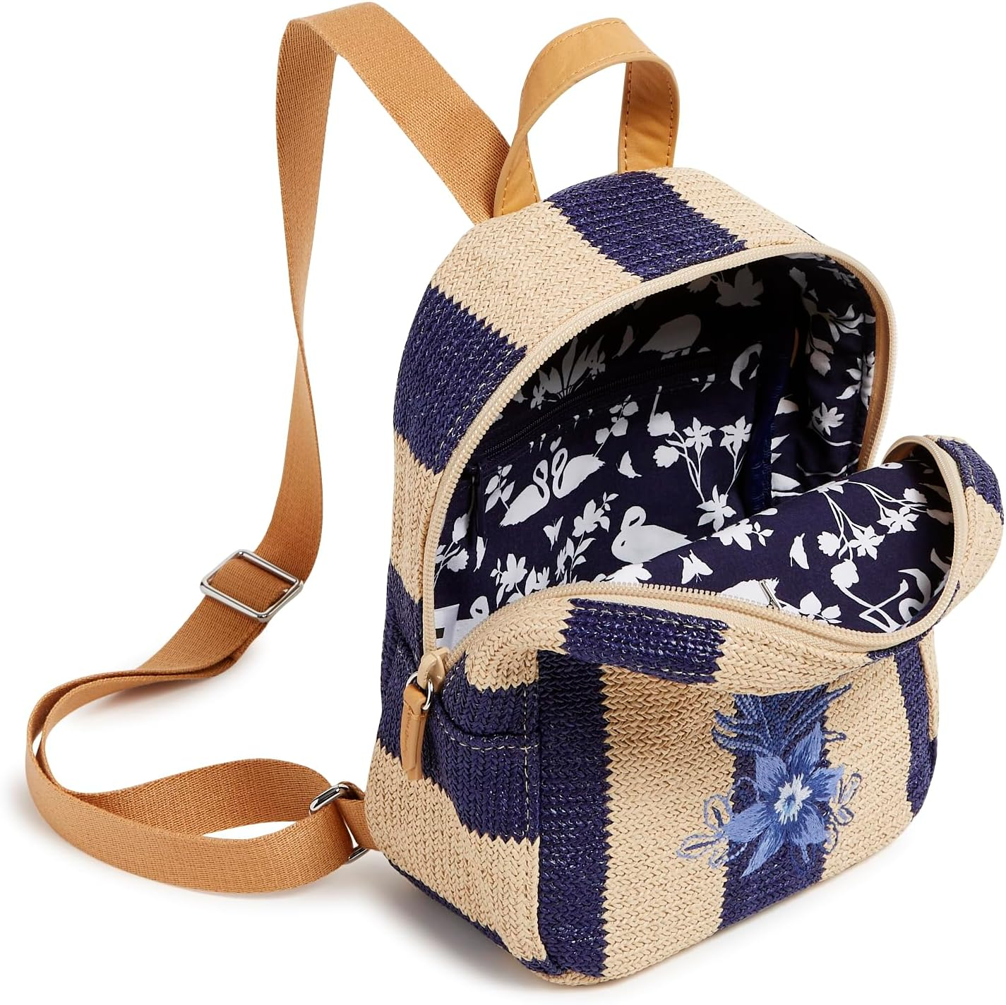 Vera Bradley Women'S Mini Straw Backpack image number 2