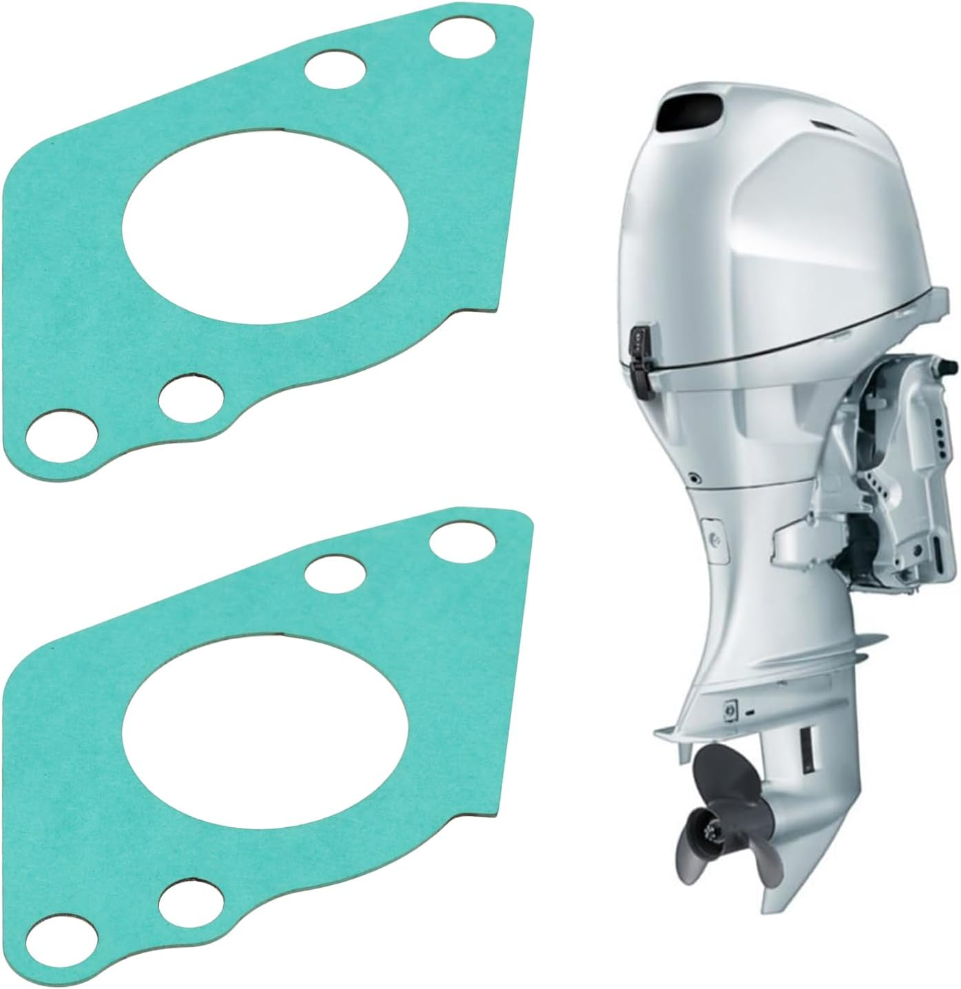 Emsea 2X Carburettor Gasket Compatible with Honda 40HP 50HP 4-Stroke Outboard Engine BF40A BF50A, 16221-ZW4-000 image number 4