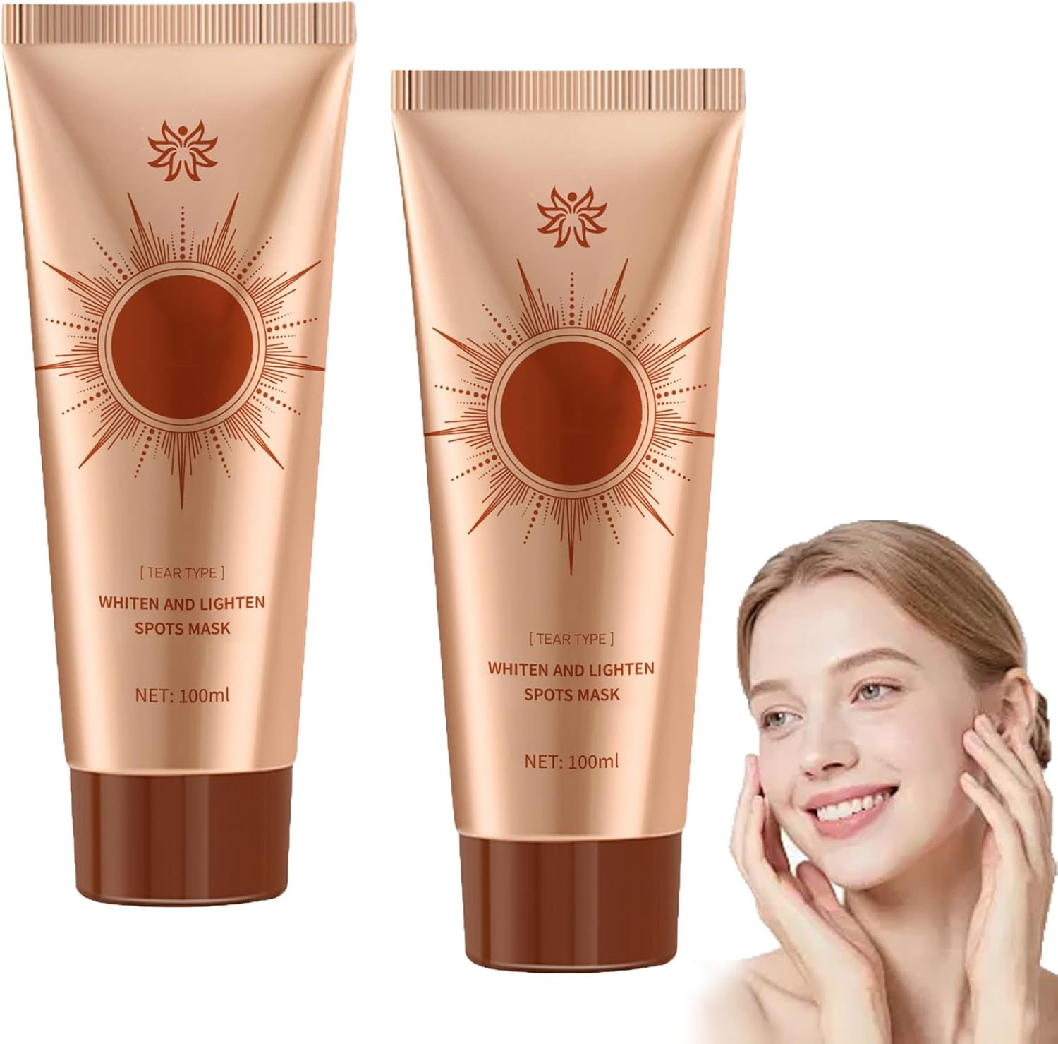 Winovera Herbal Spots Peel-Off Facial Mask, Herbal Dark Spot Peel off Face Mask, Deep Nourishment & Pore Tightening, for All Skin Types (2 Pcs)