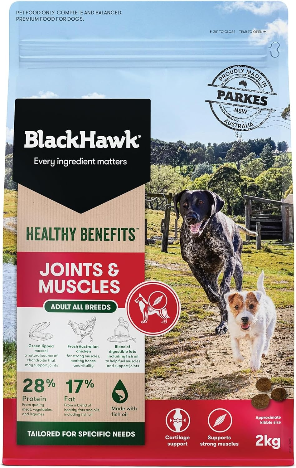 Black Hawk Dog Healthy Benefit Joints and Muscles