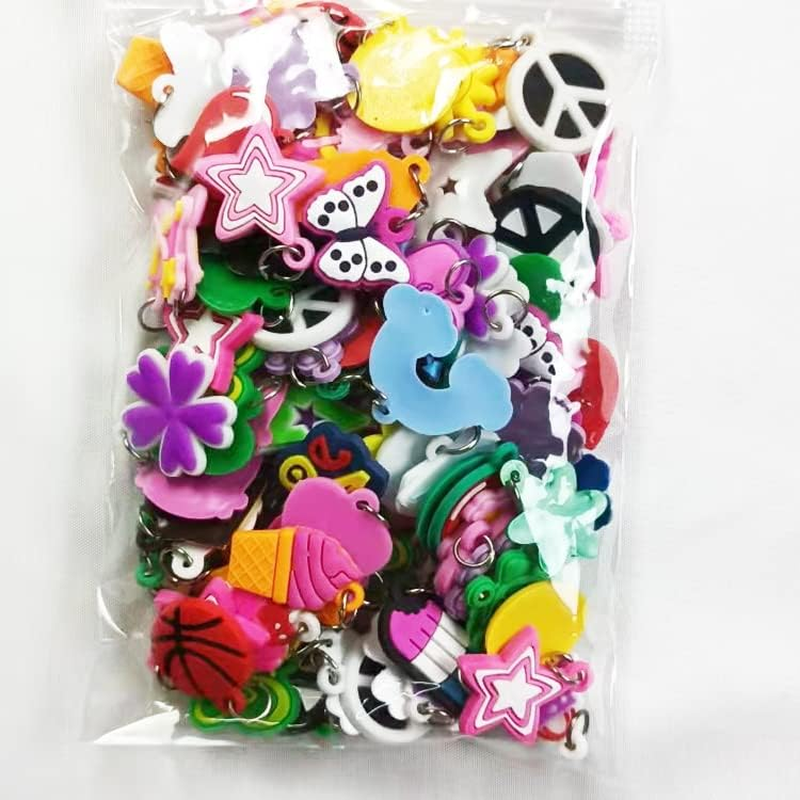 Rubber Loom Band Silicone Charm, Bracelet Charms ,Loom Rubber Bands Charms,Bracelet Pendant,