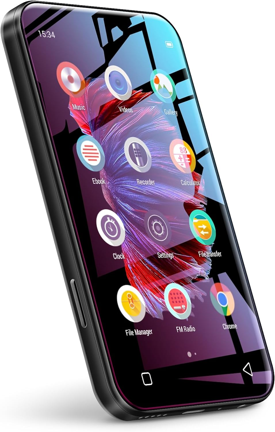 72GB Wifi Mp3 Player with Bluetooth, TIMMKOO 4.0" Full Touch Screen Mp3 Mp4 Player, Portable Hifi Sound Walkman Digital Music Player with FM Radio,Recorder, Ebook,Clock, Browser (Green)