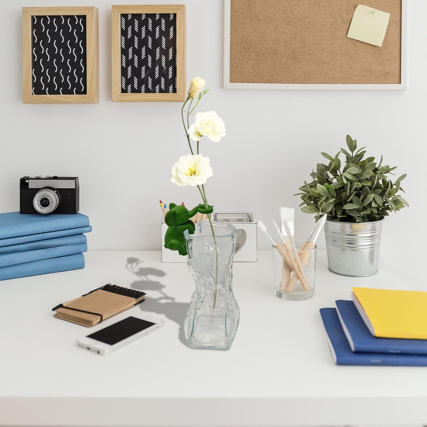 Plant Propagation Buddy & Elephant Shaped Plant Support Structures (3-Pack) Durable TPR, Waterproof Design for Indoor Plants & Propagating Cuttings, Plant Lovers/Gardeners image number 1