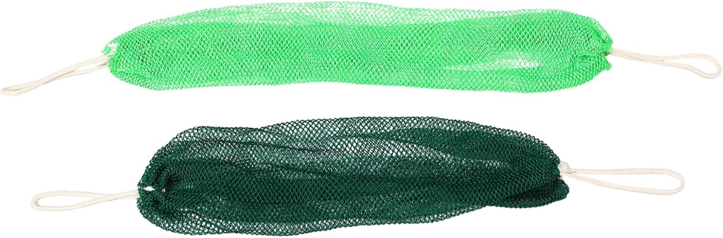 KOMBIUDA 2Pcs Shower Body Scrubber: African Net Sponge Scrub Exfoliator - Exfoliating Shower Body Scrubber - Back Bathing Accessories image number 4