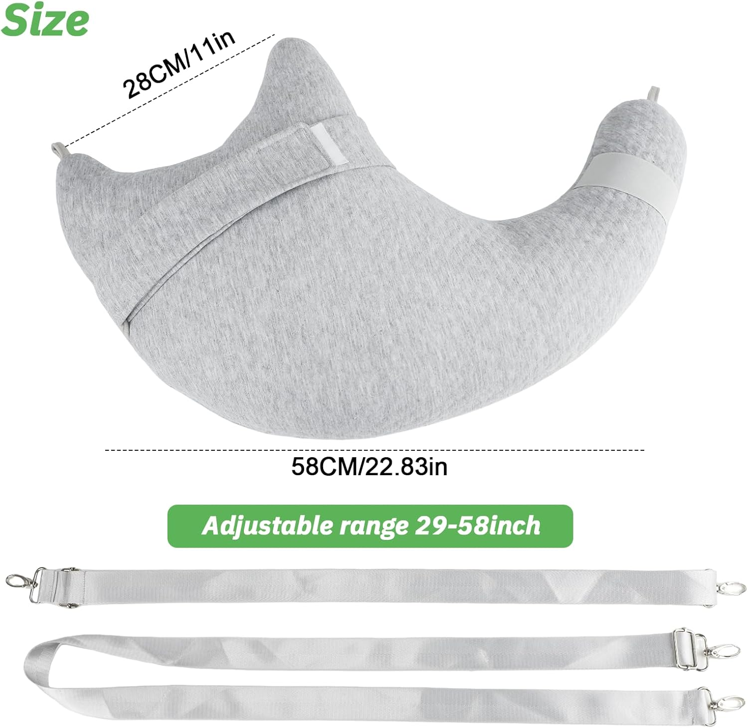 Roamready Rotator Cuff Pillow, Post Shoulder Surgery Pillow for Sleeping or Sitting, Shoulder Pain Pillow for Shoulder Surgery Recovery, Side Sleeper Pillow for Shoulder Pain and Shoulder Relie image number 1