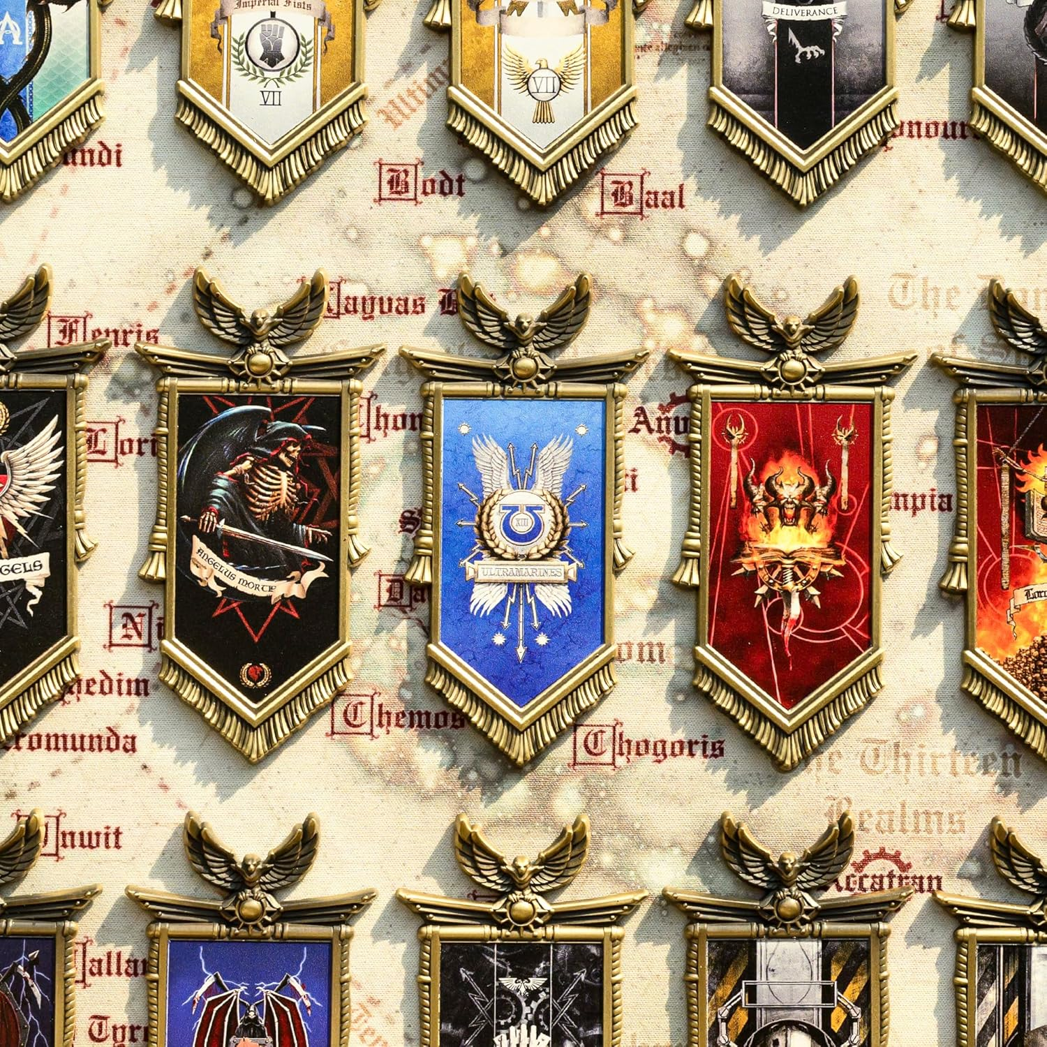 Starforged Warhammer 30K Horus Heresy Space Marine 2 Legion Fridge Magnet Chaos Official License Other-Night Lords I - Alpharius Iii image number 7