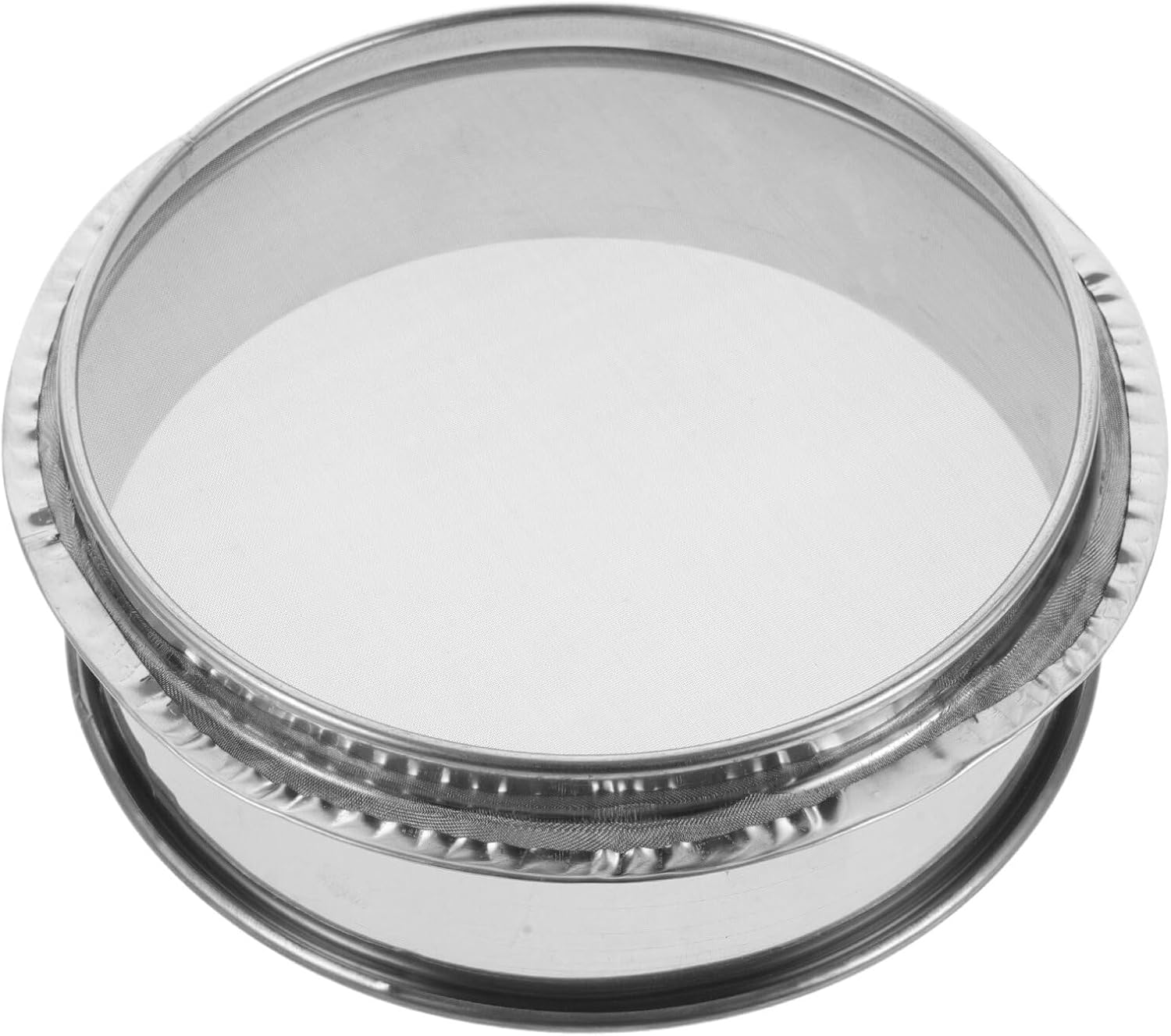 LALAFINA 100 Mesh Drum Sieve 15 Cm Stainless Steel Flour Sifter for Kitchen, Rice, Juice, Food, Pasta, Flour, Baking image number 5