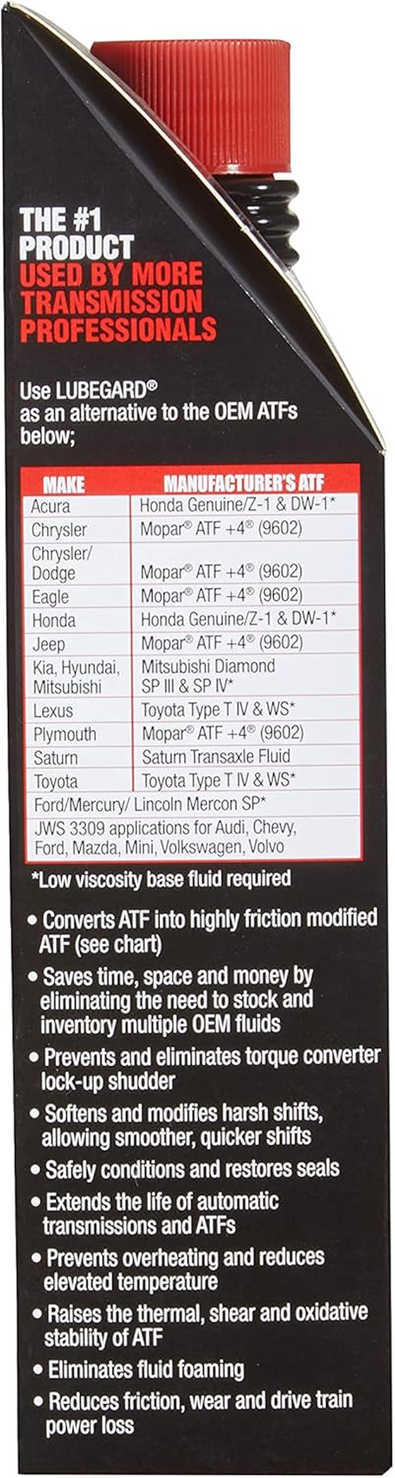 Lubegard 61910 Highly Friction Modified ATF Supplement, 10 Oz. image number 1