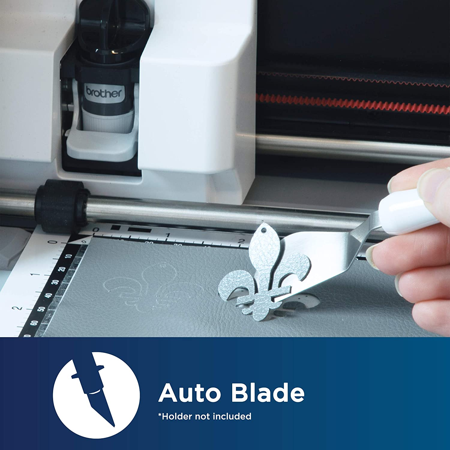 Brother Scanncut DX CADXBLD1 Auto Blade, Replacement Accessory, Cut Materials 0.1-3Mm Thick Including Fabric, Felt, Vinyl and More image number 4