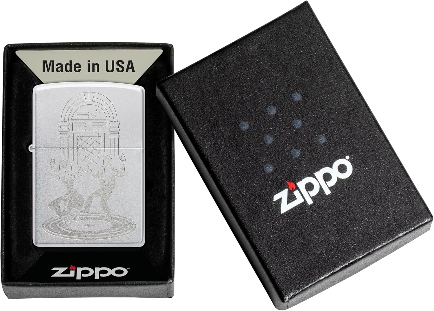 Zippo Vintage Dance Design Windproof Lighter image number 4