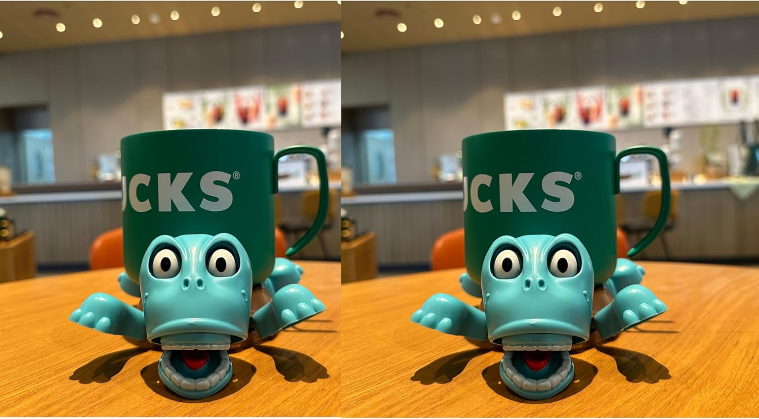 JOD&reg; Turtle Cup Holder,Turtle Coaster with Funny Expression, Cup Holder with Liftable Limbs & Expressive Face for Turtles,Tortoise Lover Gag Gifts Home Decor(Light Green)