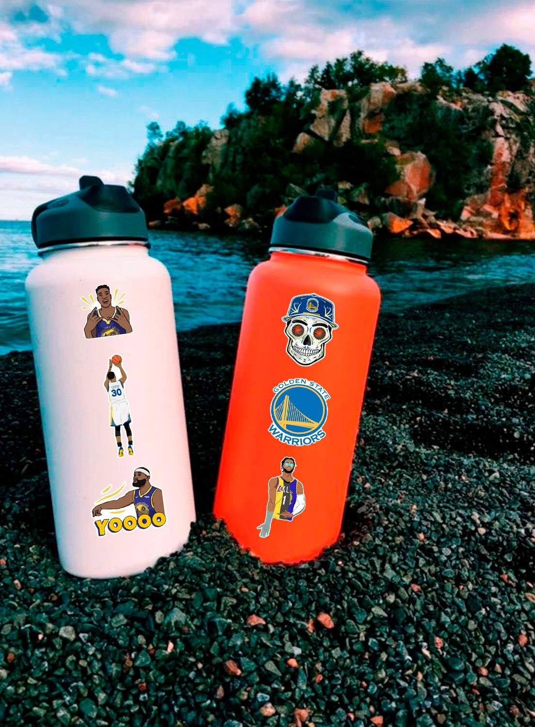 Stickers Pack Golden Vinyl State Decal Warriors Aesthetic Stickers Pack of 31 Pcs image number 4