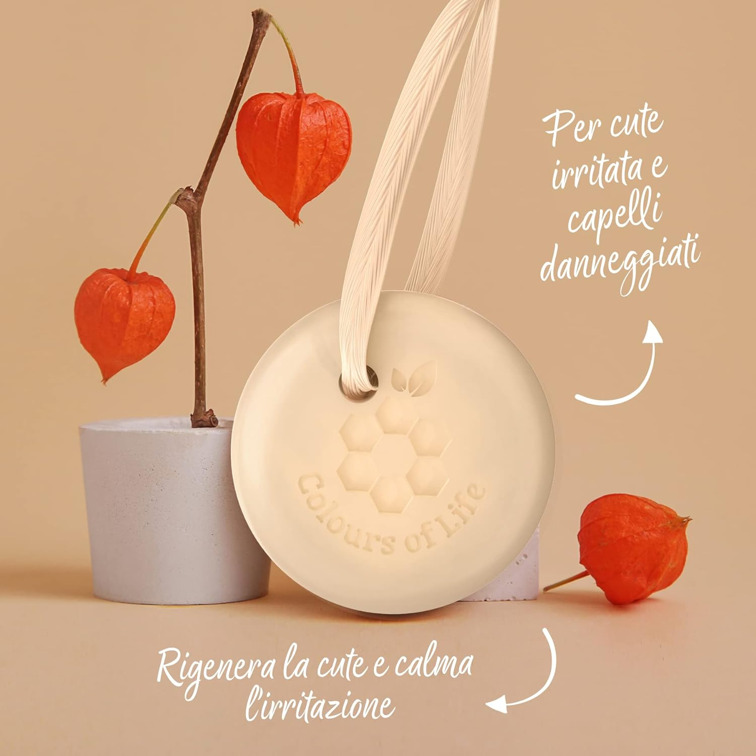 Colours of Life Skin Supplement Vitamin B5 Solid Shampoo 80 G image number 6