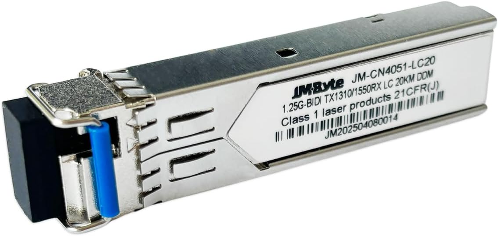 1.25G SFP Optical Module, BIDI TX1310/1550RX LC Gigabit Single-Mode Fiber Network Transceiver (20KM, DDM, JM-CN4051-LC20) image number 2