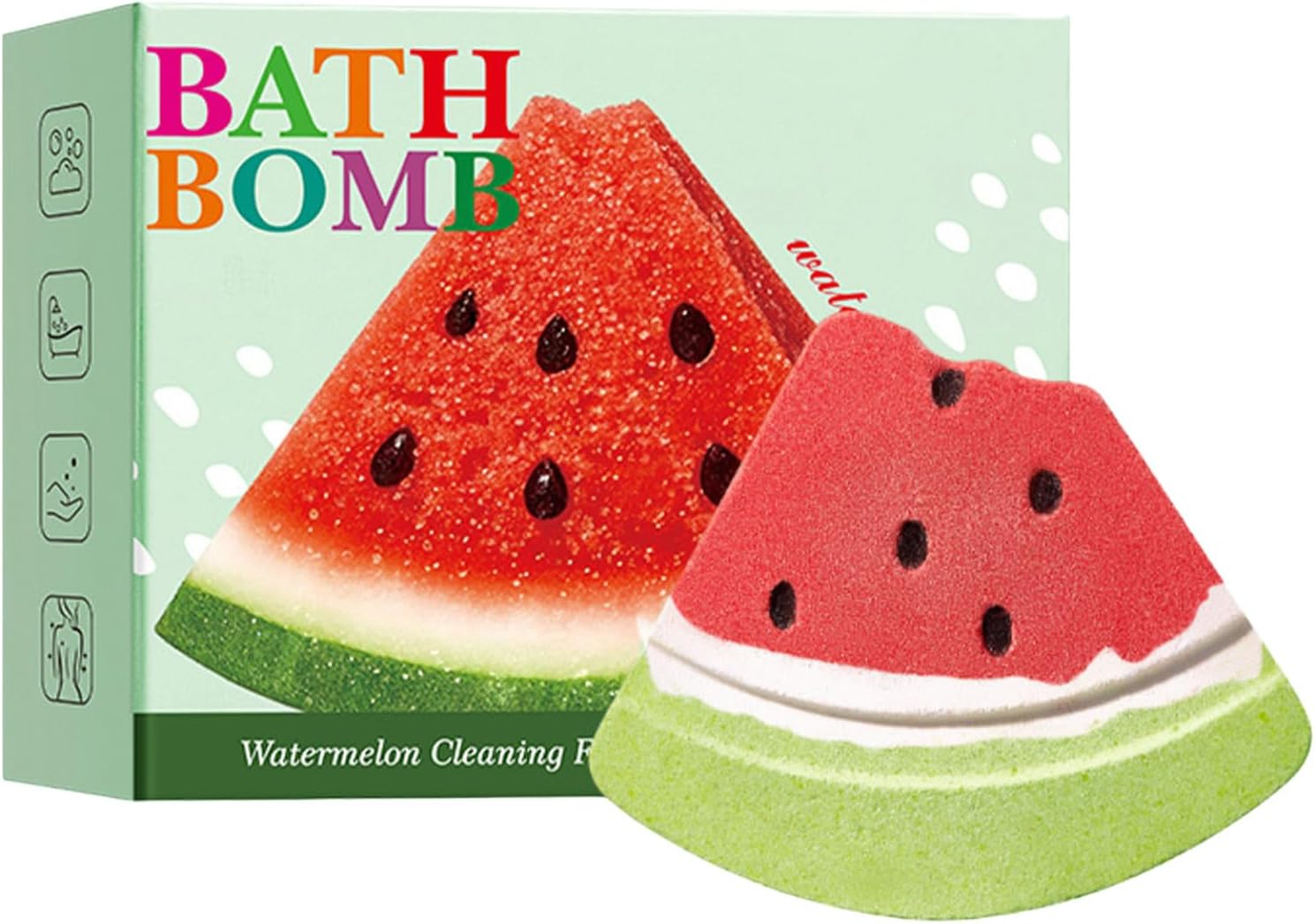 Hedmy Self Care Fruit Bath Bombs, Moisturizing Fizzies with Natural Scents for Bubble Bath & Spa Mango One Size image number 1