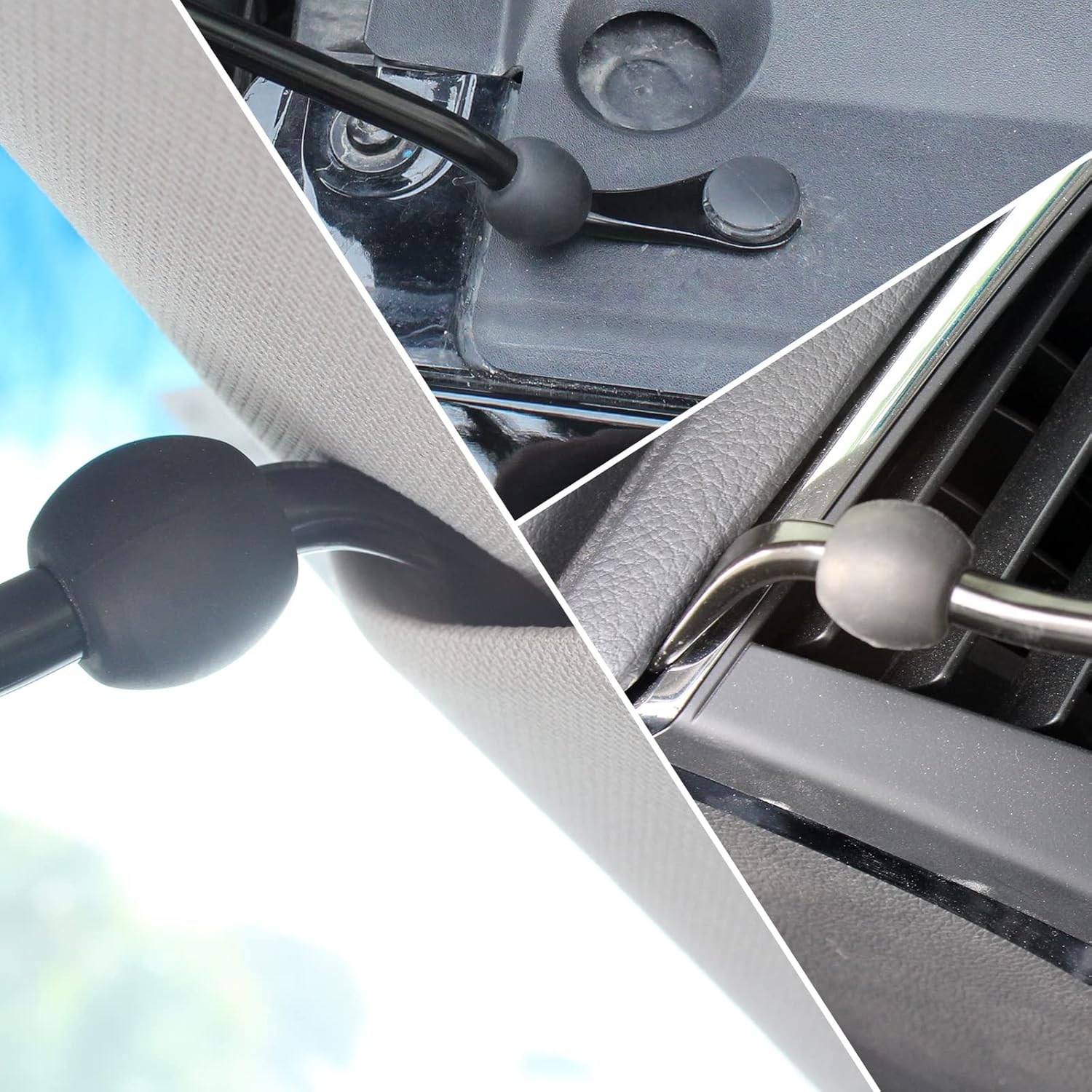 Wetado Auto Trim Removal Tool Kit, 15 Pcs Plastic Pry Tools & Car Fastener Rivet Clips Remover No-Scratch Automotive Panel Door Trim Removal Set for Vehicle Dash Audio Door Panel Window Molding Red - Dark Red image number 3