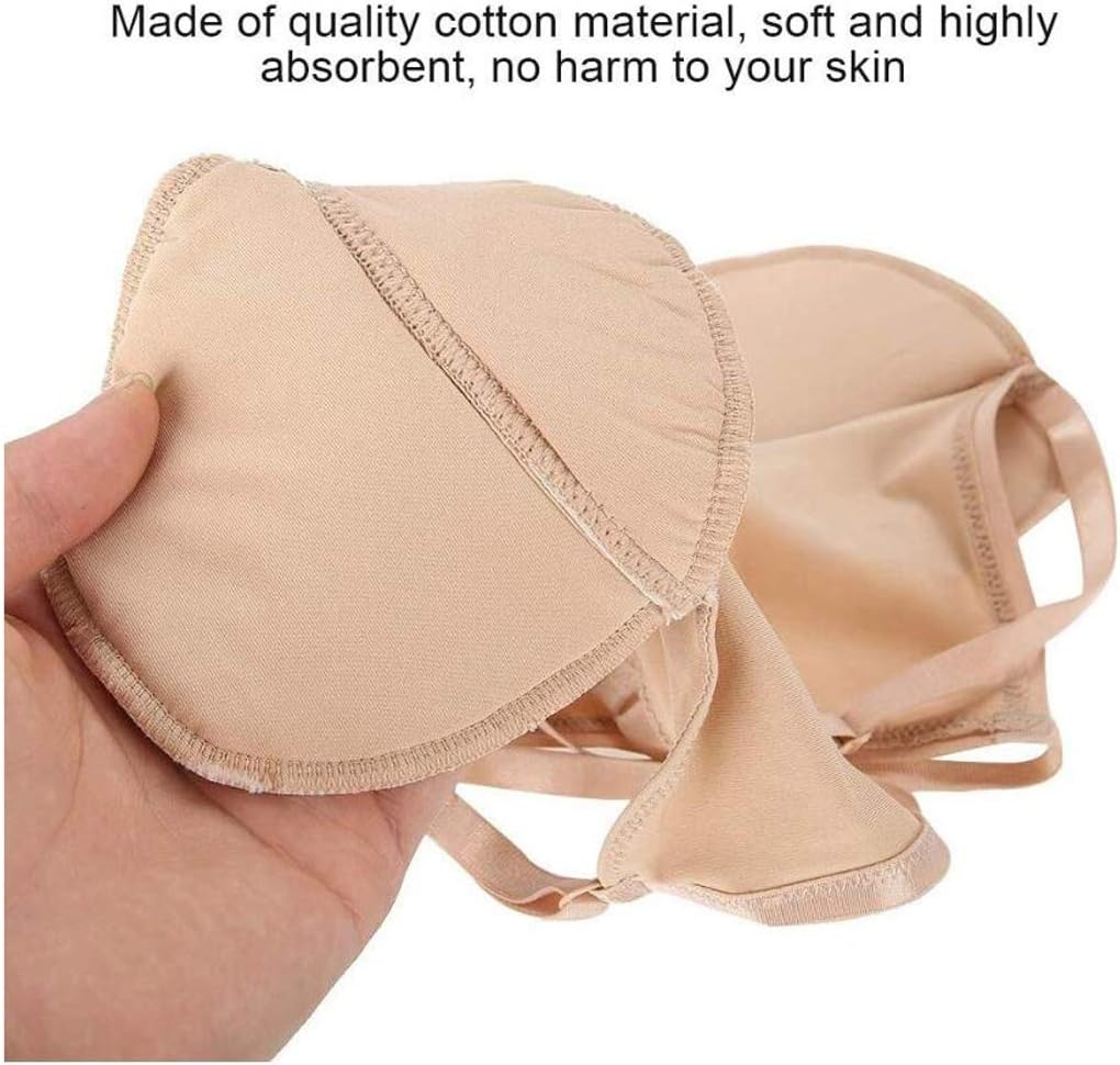 Ysswjzz Sweat Guards for Women Underarm Sweat Absorbent Bra Pads,3Pcs Reusable Cotton Armpit Durable Anti-Sweat and Anti-Odor image number 6