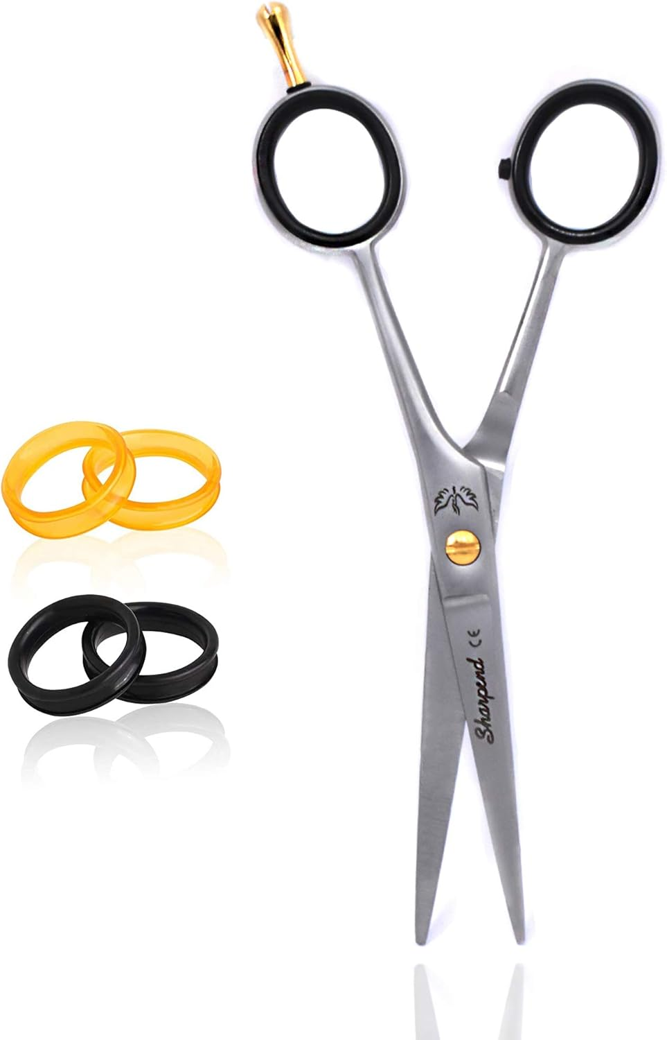 Hair Cutting Scissors Professional 6'' Hairdressing Shears, Thinning Scissors, Japanese Stainless Steel Razor Sharp Scissors for Barber & Salon Kit for Men & Women image number 2