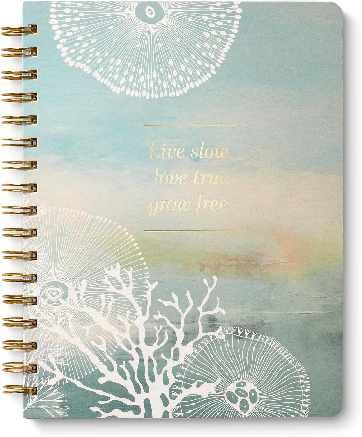 Compendium Spiral Notebook - Life Is Beautiful &mdash; a Designer Spiral Notebook with 192 Lined Pages, College Ruled, 7.25&rdquo;W X 9.25&rdquo;H