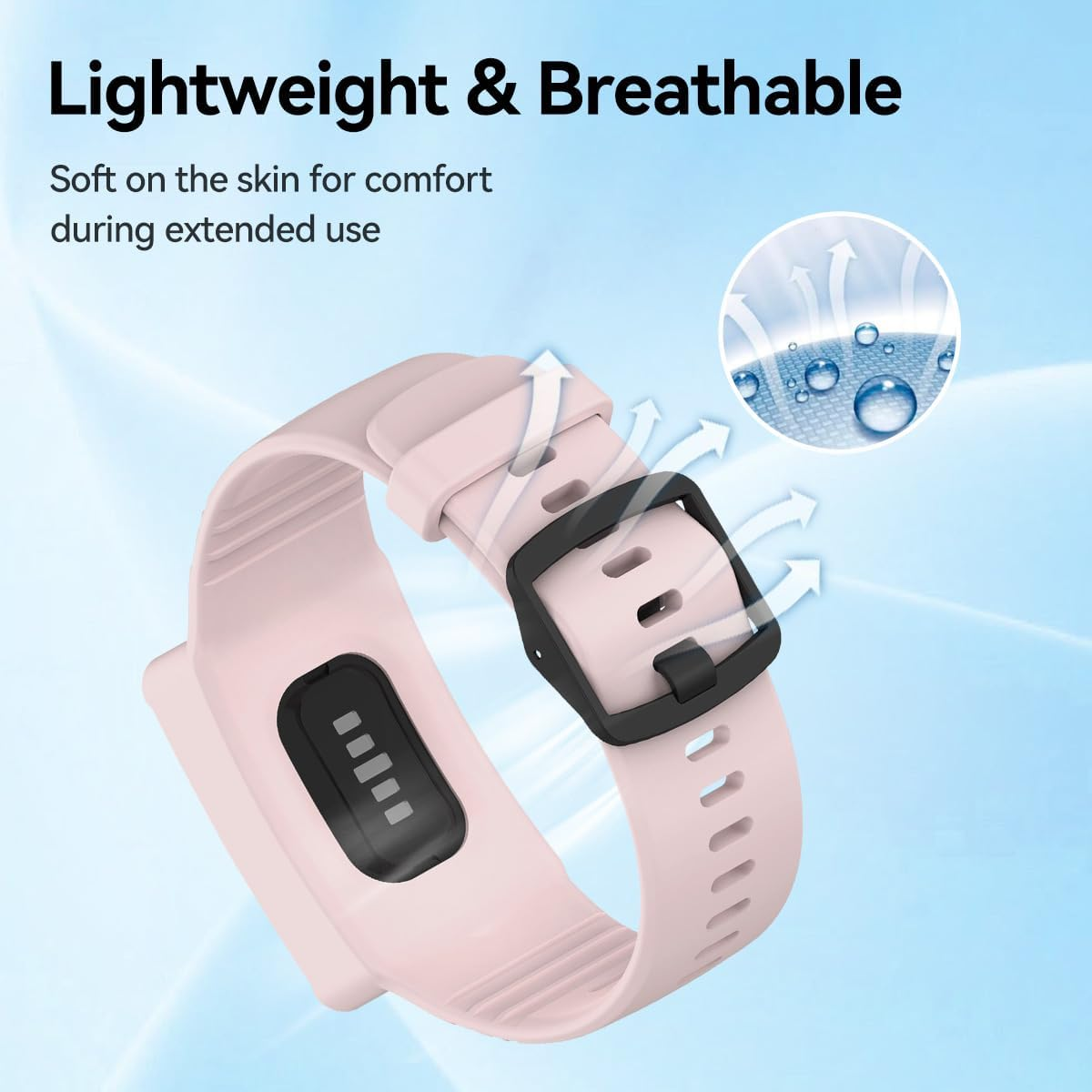 T Tersely 3Pack Adjustable Watch Bands Compatible with WHOOP 5.0/4.0/3.0, Soft and Durability Silicone Waterproof Whoop Straps for Enhanced Performance image number 4